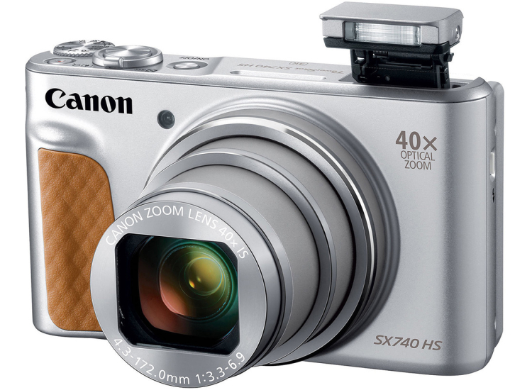 Canon PowerShot SX740 HS Silver 20.3 Megapixel Digital Camera - 2956C001