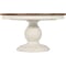 Hooker Furniture Americana Dining Table Round Pedestal with 22-Inch Leaf in Daisy