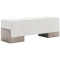 Bernhardt Monolith Bench in Puma | Fabric