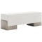 Bernhardt Monolith Bench in Puma | Fabric
