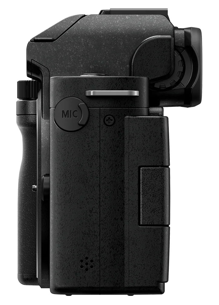 Left Side View of Panasonic Mirrorless Camera