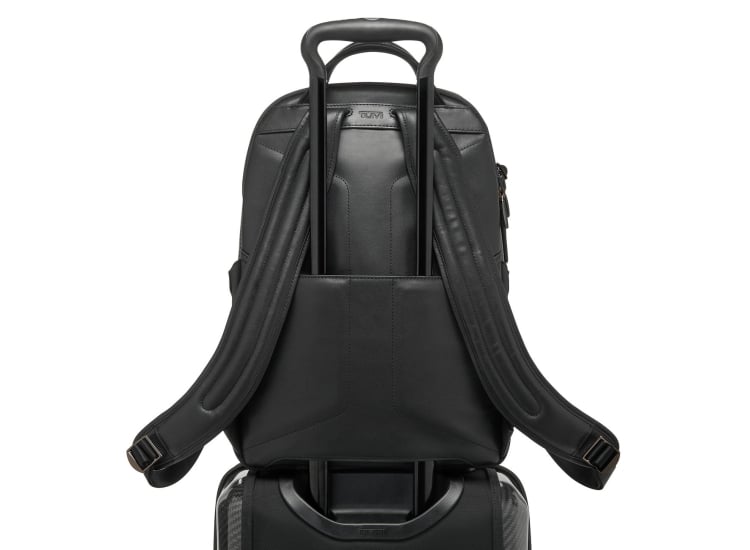 mclaren backpack tumi Two media open pockets and card pocket Tumi Paddock Backpack - Black