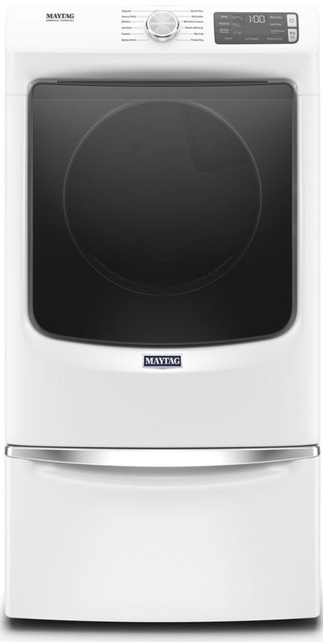 Maytag 7.3 Cu. Ft. White Gas Dryer MGD6630HW Abt