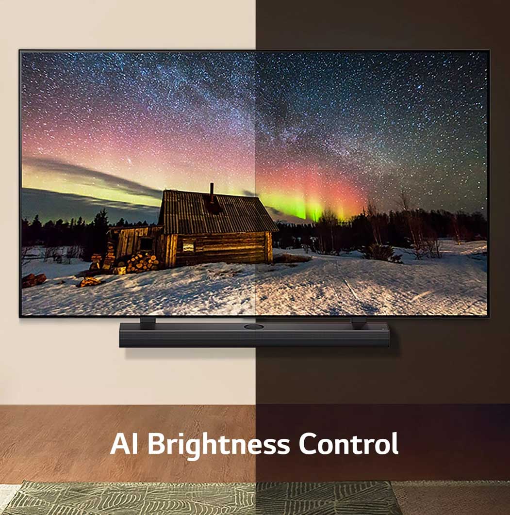 View Of AI Brightness Control Features