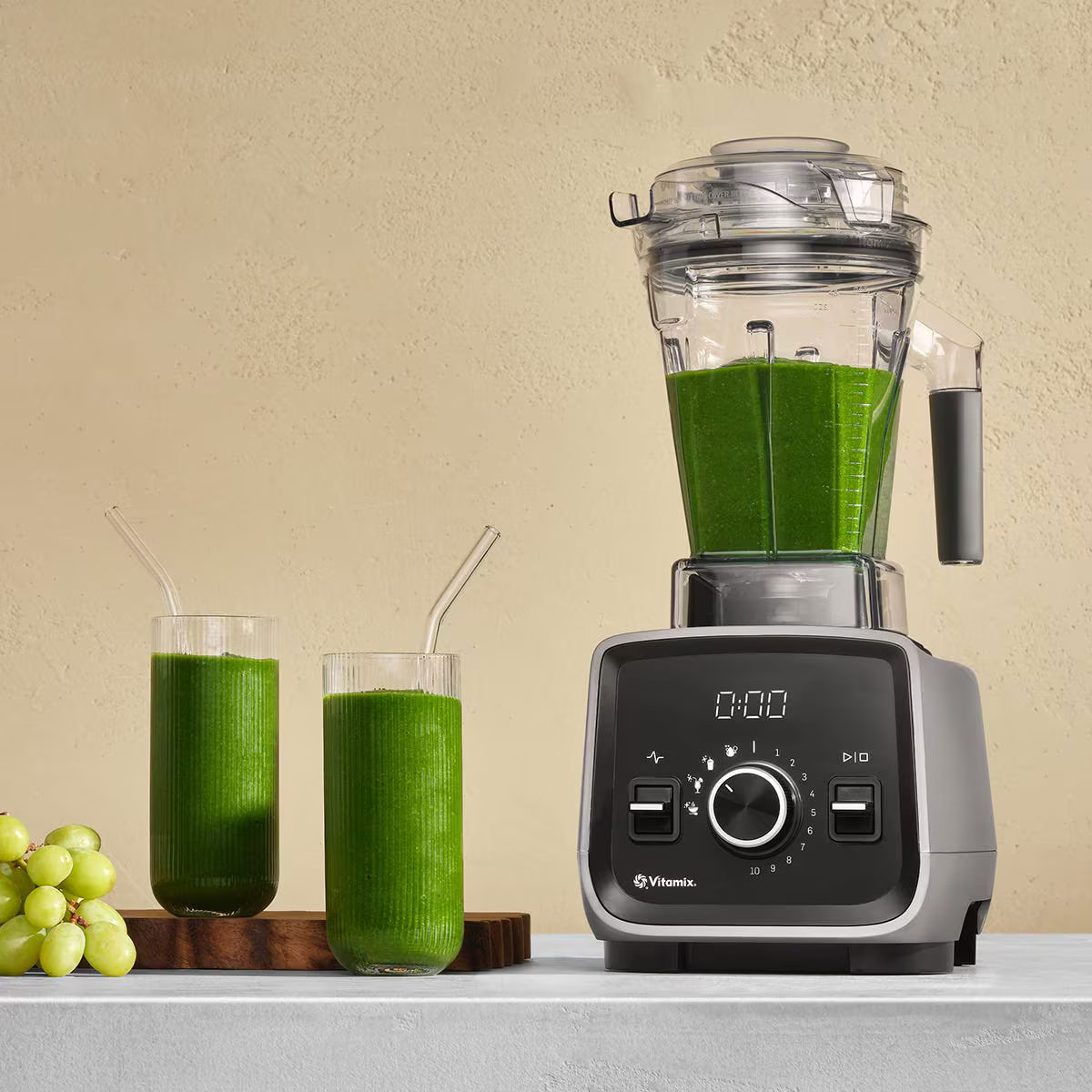 Green Juice View of Blender