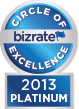 Bizrate - 2013 Platinum Circle of Excellence Icon