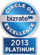 Bizrate - 2013 Platinum Circle of Excellence Icon