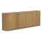 Four Hands Radius 4 Door Sideboard in Light Blonde Sungkai Veneer