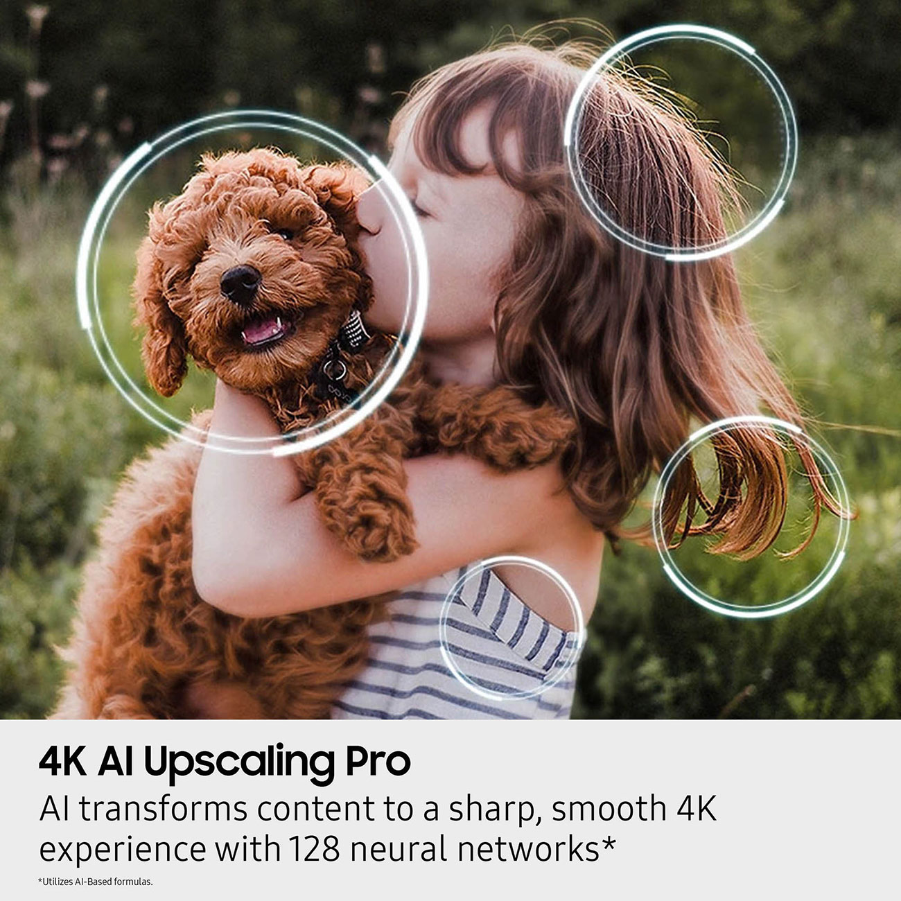 Infographic View of Samsung OLED 4K TV 4K Upscaling Feature