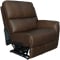 Flexsteel Power Recliner RAF Henry with Power Headrest and Lumbar in Burnt Umber Leather Finish