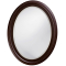 Howard Elliott George Oval Mirror In Oil Rubbed Bronze Finish