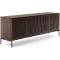 BDI Elements Media Console with 4 Tune Doors in Toasted Oak