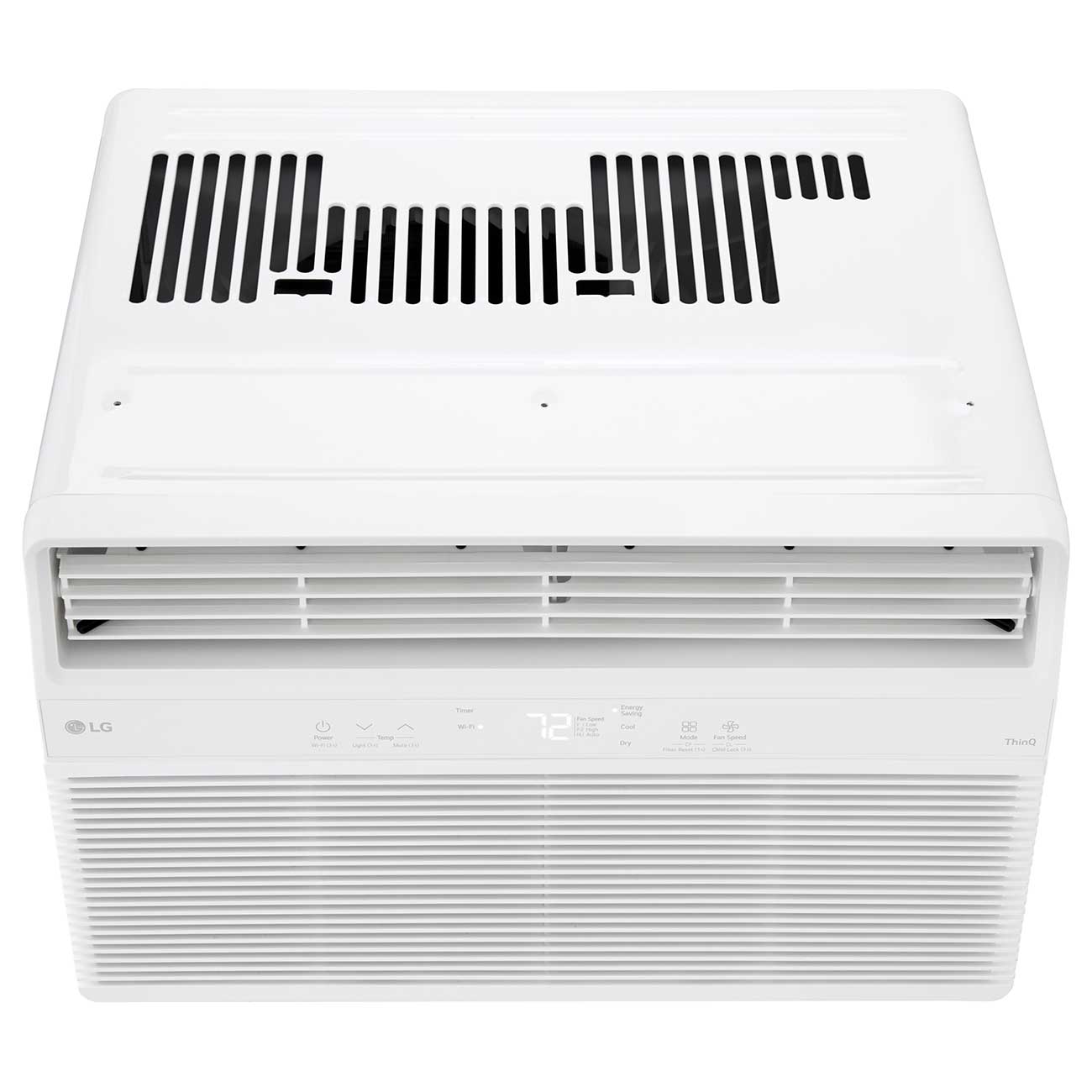 Top Angled view of Window Air Conditioner