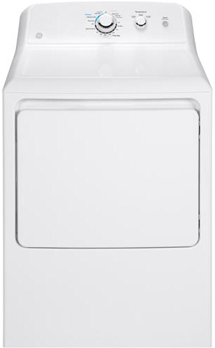 GE 7.2 Cu. Ft. White Electric Dryer with Auto Dry Abt