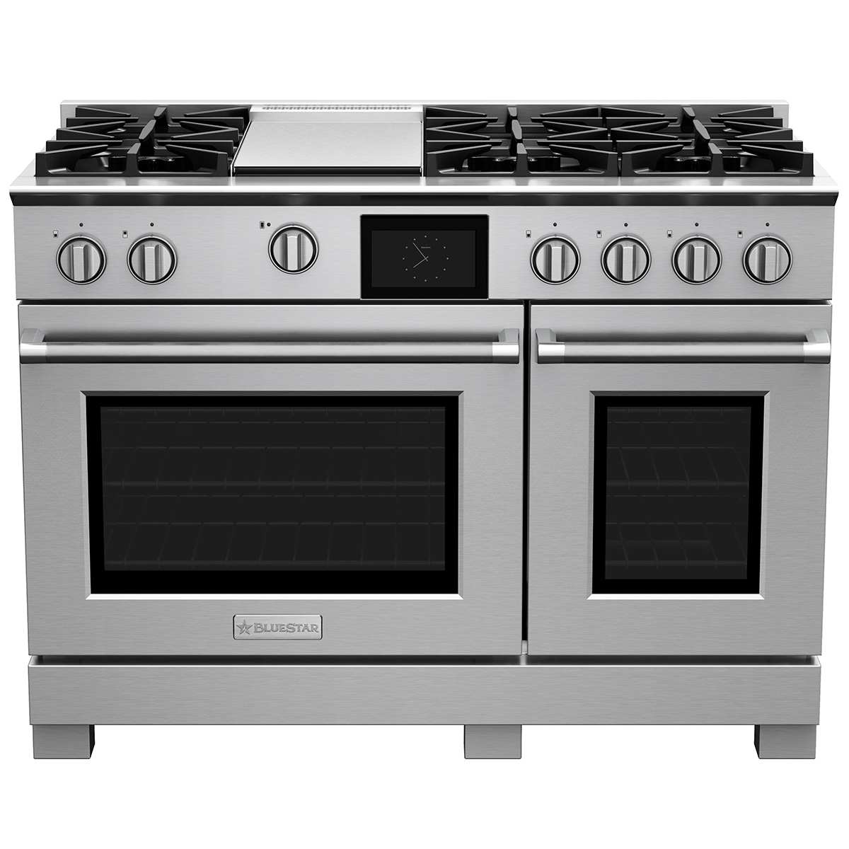 BlueStar 48 In. Stainless Steel Dual Fuel Range With 12 In. Griddle