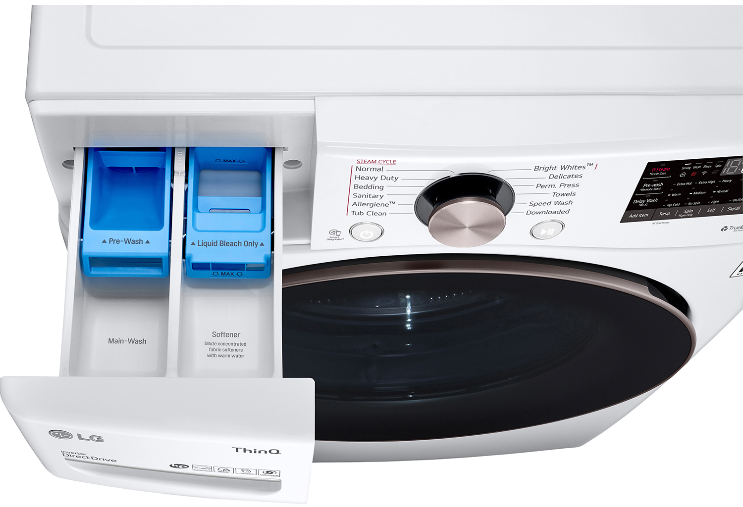 Open Detergent Dispensers for a LG 4-5 Cu Ft Front Load Washer

