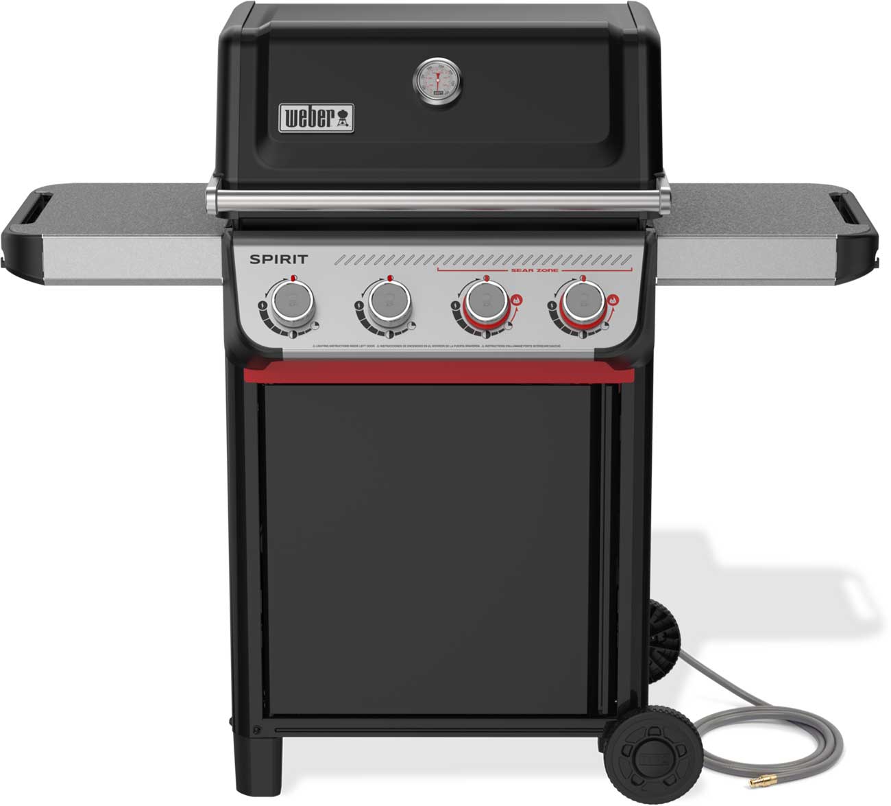 Straight View of Weber Grill