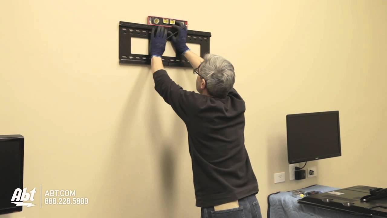 How To Wall Mount a TV (LED &amp; LCD) - Abt Electronics Video