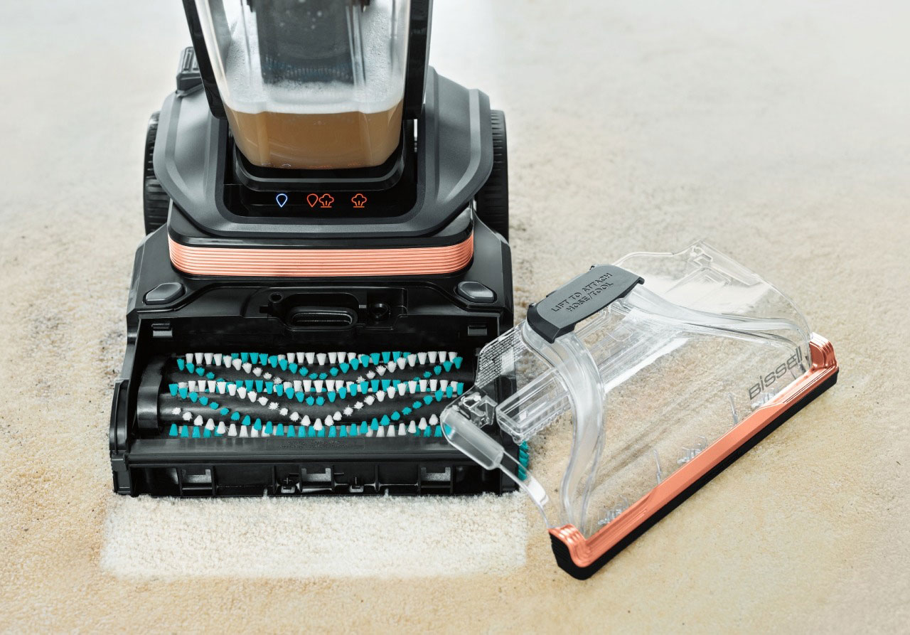 Feature View of Carpet Cleaner Brushes