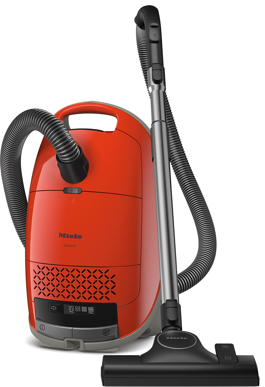 Front View of Vacuum Cleaner in Terra Red