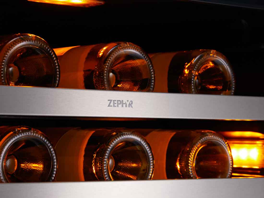 Zephyr Presrv 24" Stainless Wine Cooler PRW24C02BG Abt