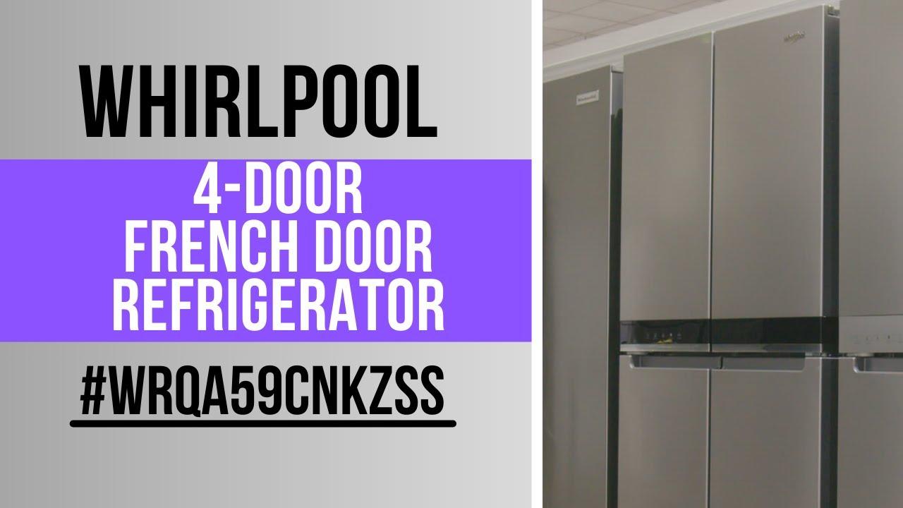 Watch Whirlpool 4 Door French Door Refrigerator WRQA59CNKZSS
