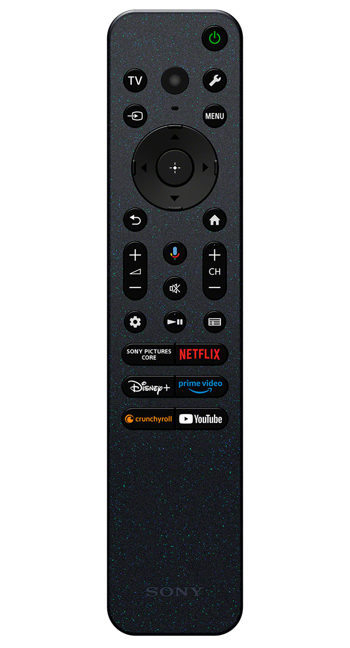 Front View Of The TV Remote
