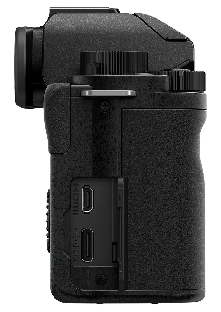 Right Side View of Panasonic Mirrorless Camera