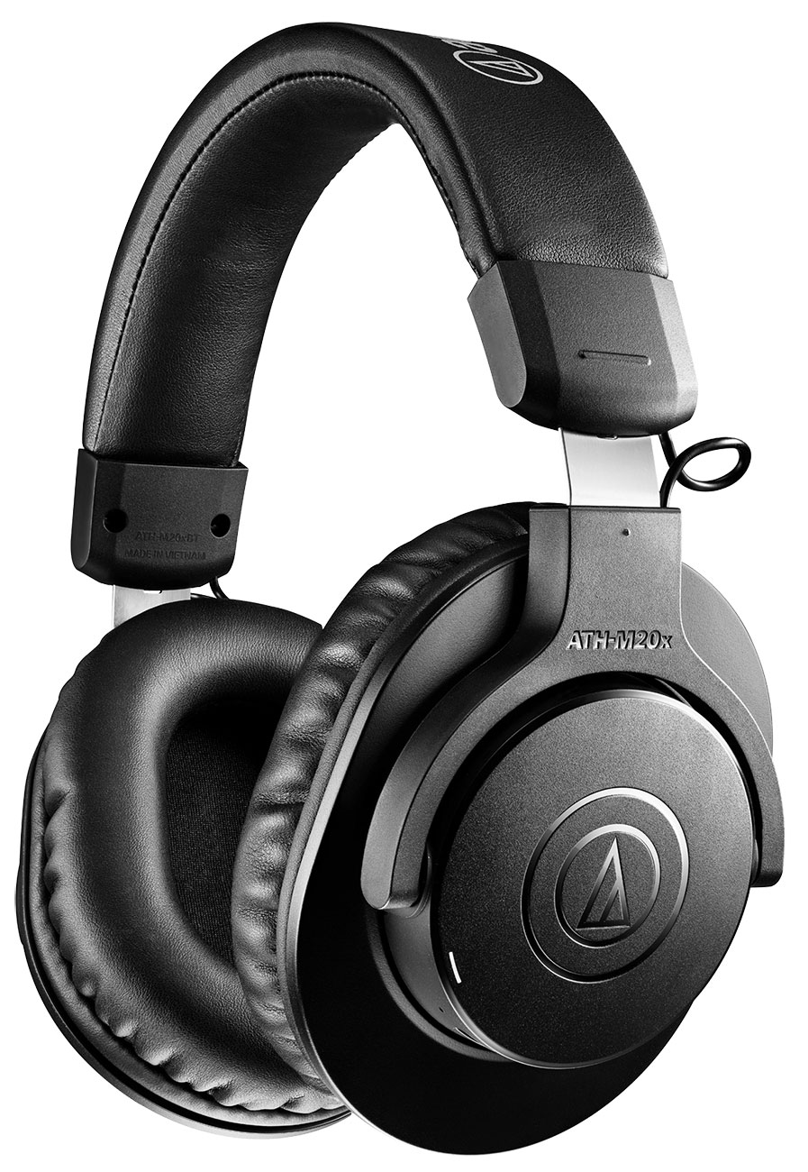 Audio-Technica Wireless Over-Ear Headphones in Black - ATH-M20XBT