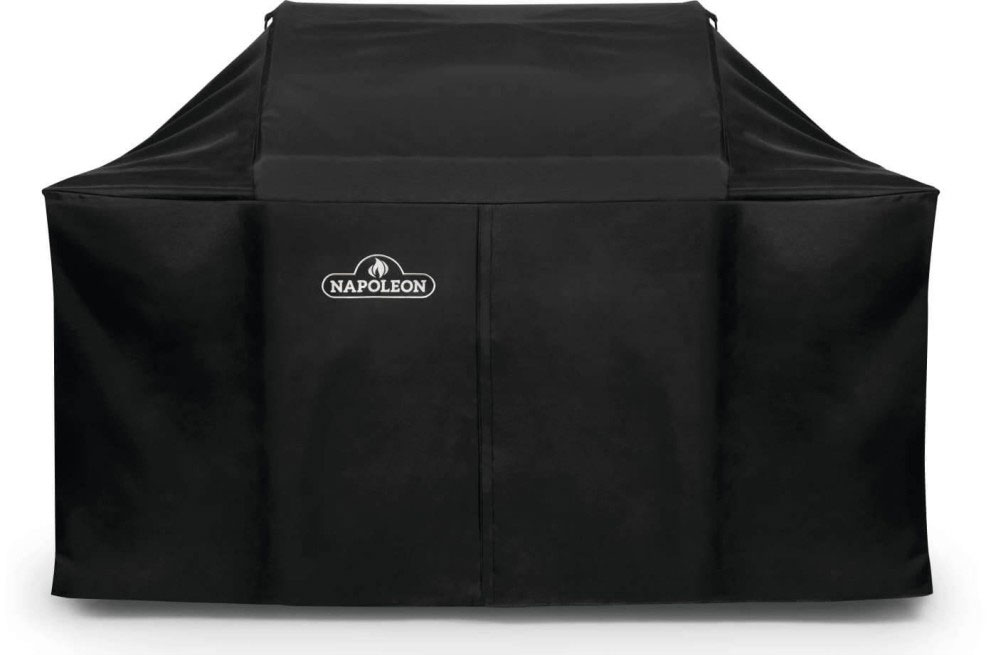 Front of Napoleon Grill Cover in Black