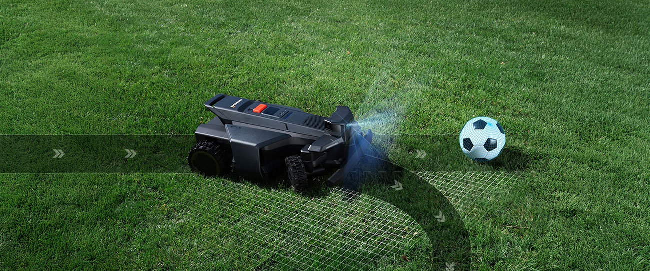 View of Navimow Robotic Mower In Use