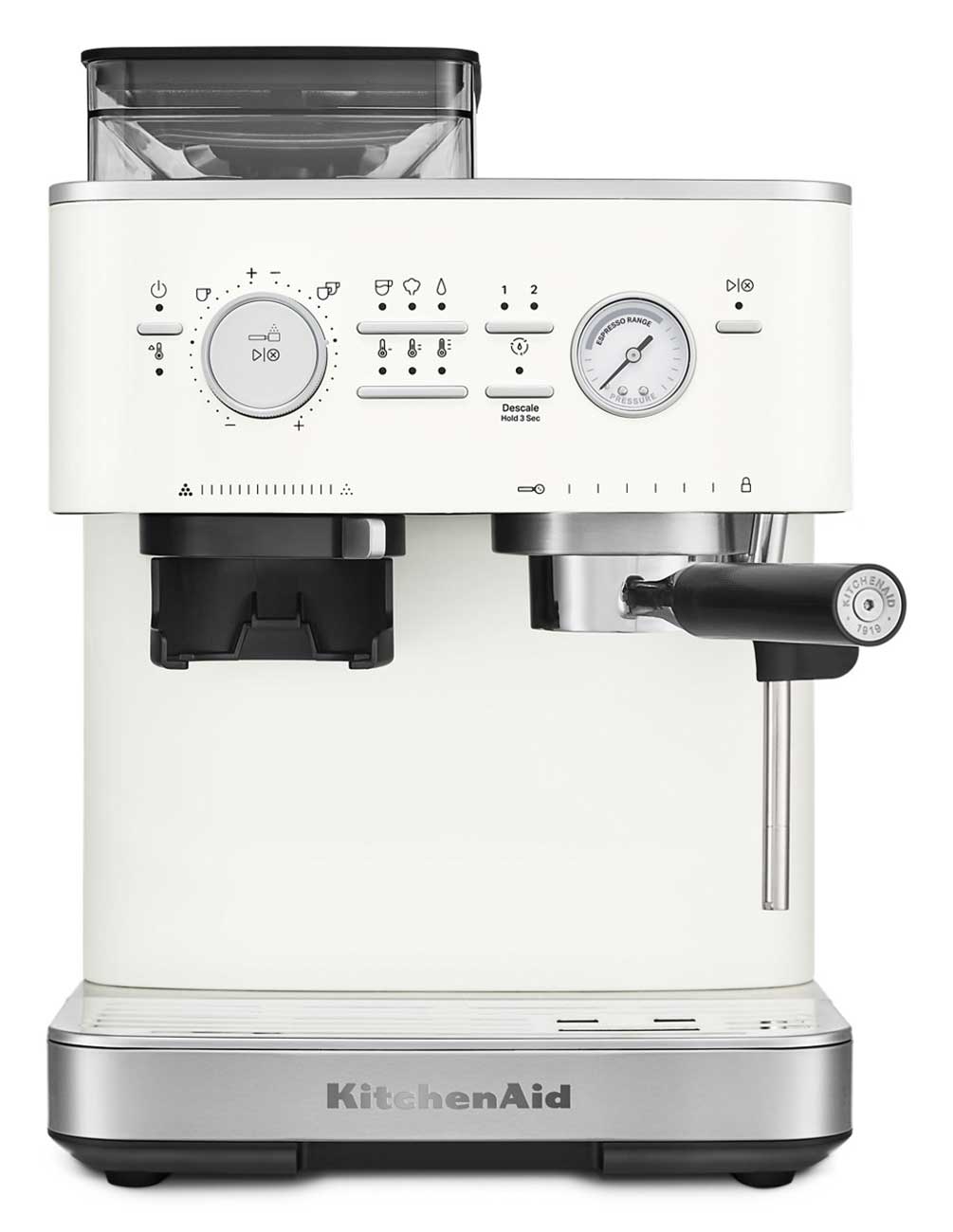 KitchenAid Semi Automatic Espresso Machine in Porcelain White - KES6551PL