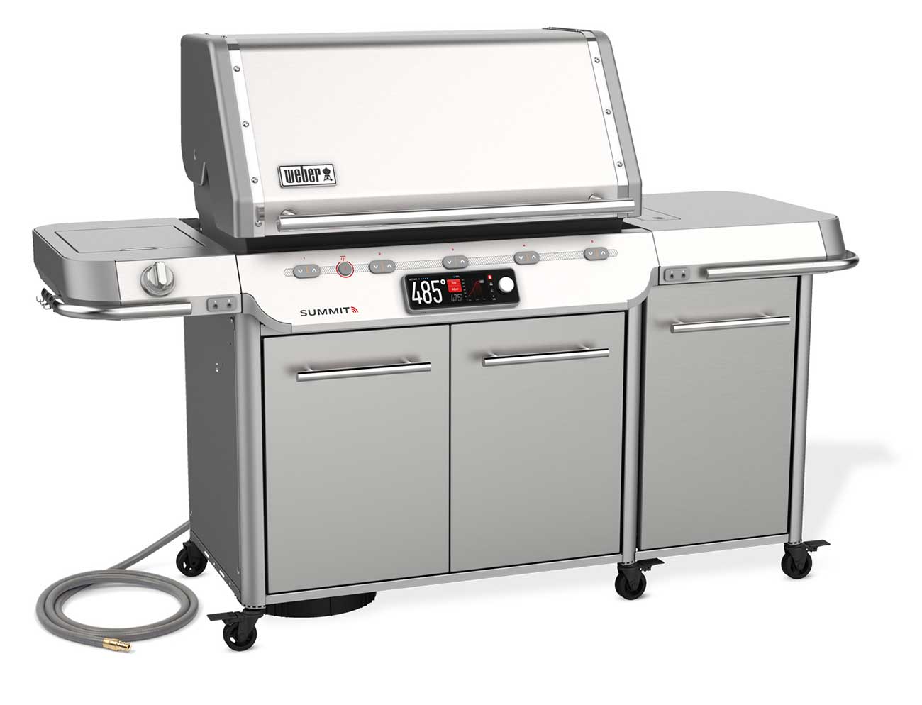 Angled Front View of Weber Gas Grill