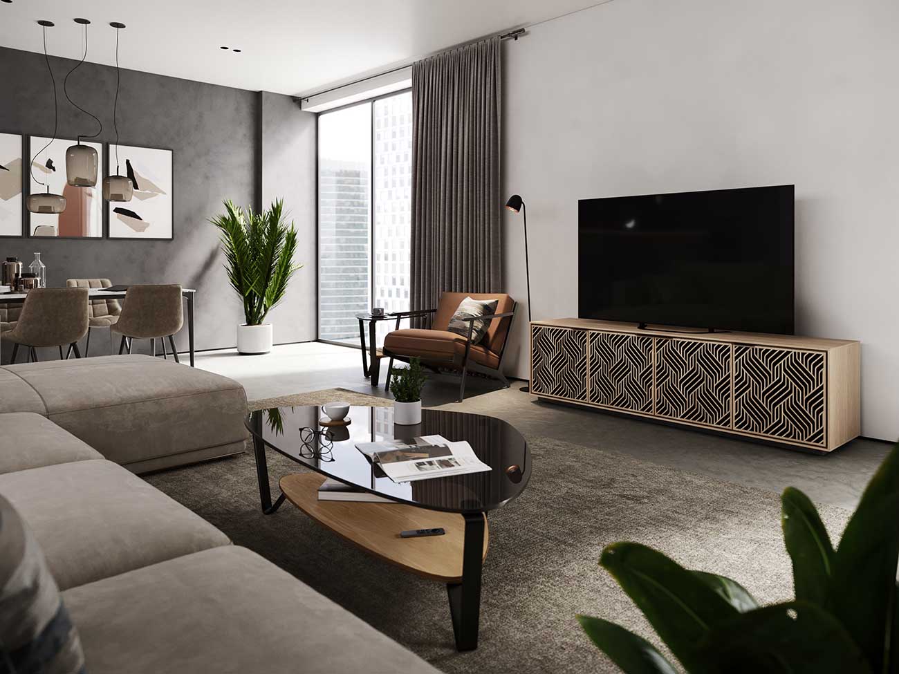 BDI - 8703 WE-WOK - TV Stands & Entertainment Centers