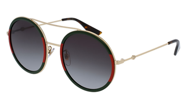 Gucci GG0061S Gold Round Frame Sunglasses GG0061S-003 | Abt display picture 3