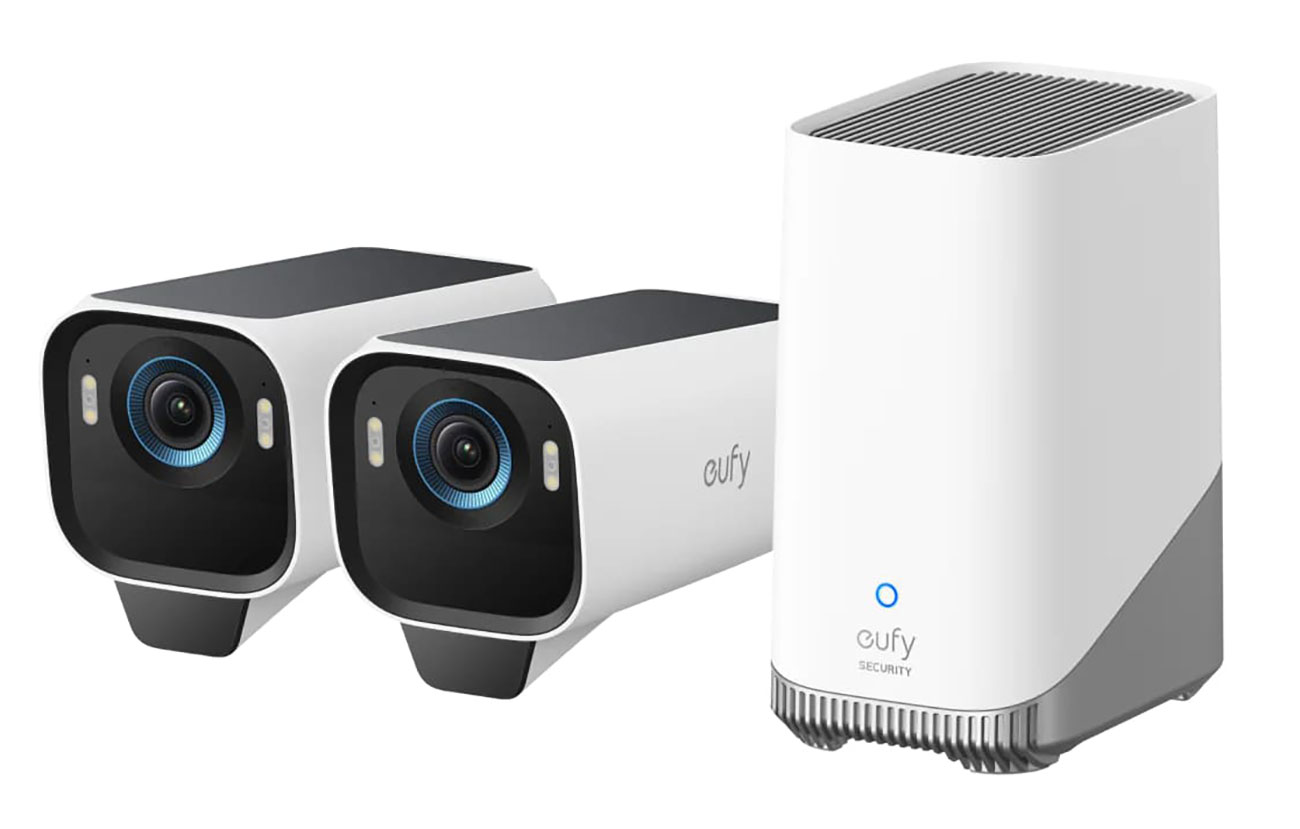 Front Angled view of Security Camera Kit