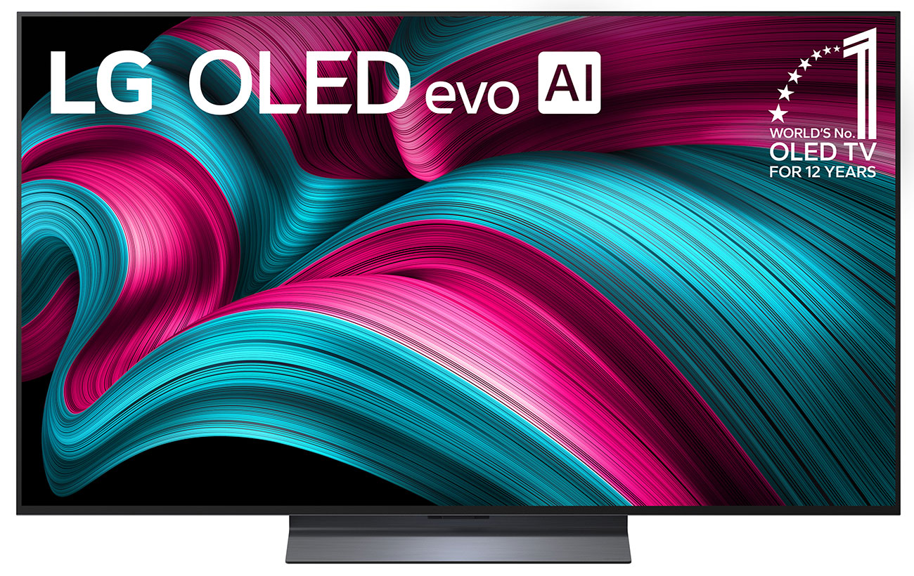 Front View of LG OLED 4K Smart TV 