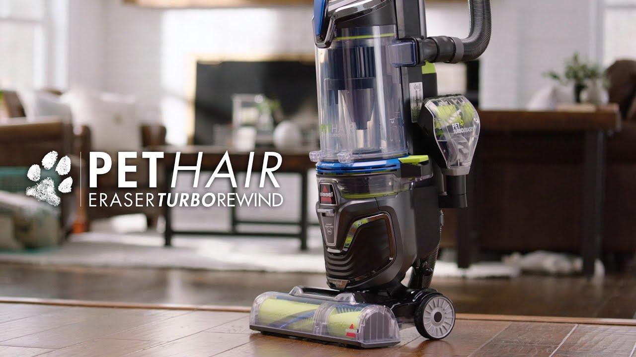 Watch BISSELL Pet Hair Eraser Turbo Rewind Vacuum Cleaner