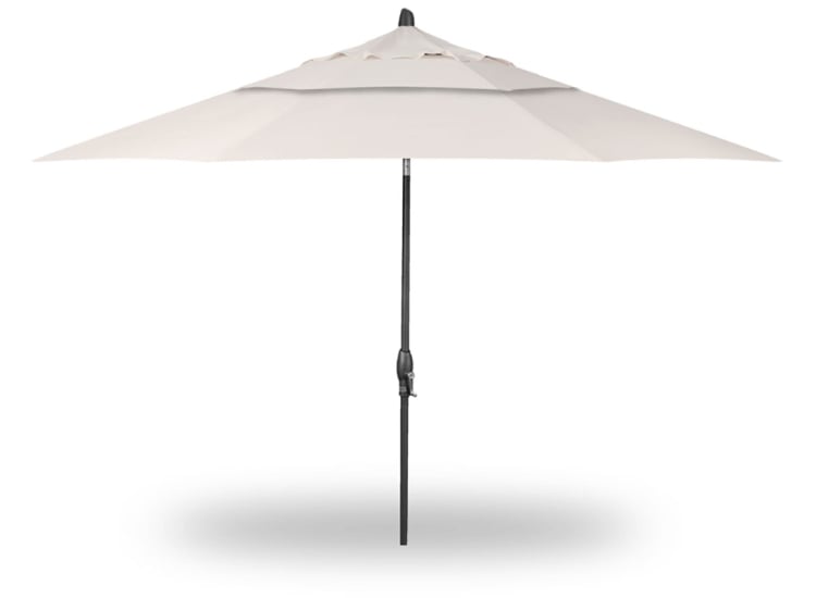 garden treasure 11ft off-set patio umbrella with light 11 ft Octagonal Outdoor (High-Perform Sunbrella/solution Treasure Garden 11' Octagon Aluminum