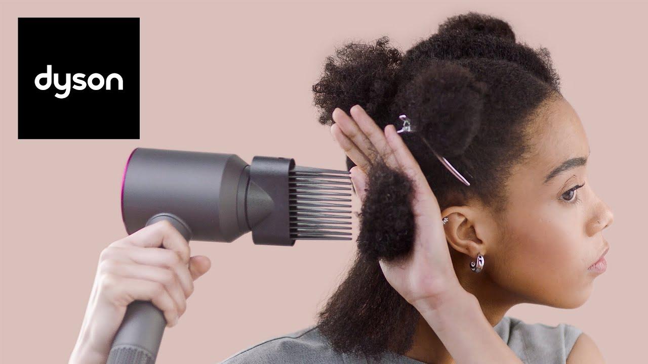Watch How to create Bantu knots with a Dyson Supersonic hair dryer