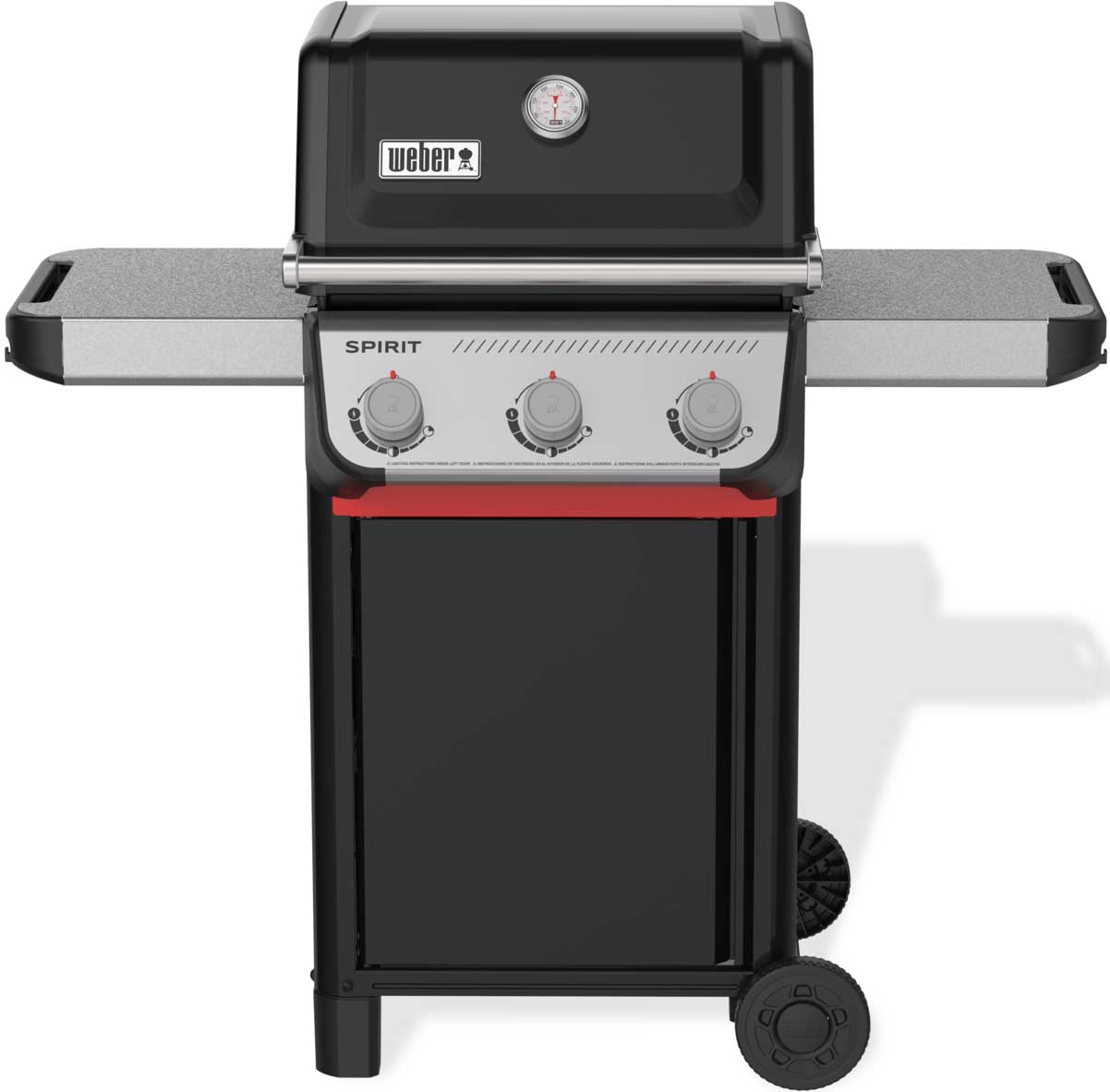 Main Front view of Weber Spirit E-310 Grill in Black
