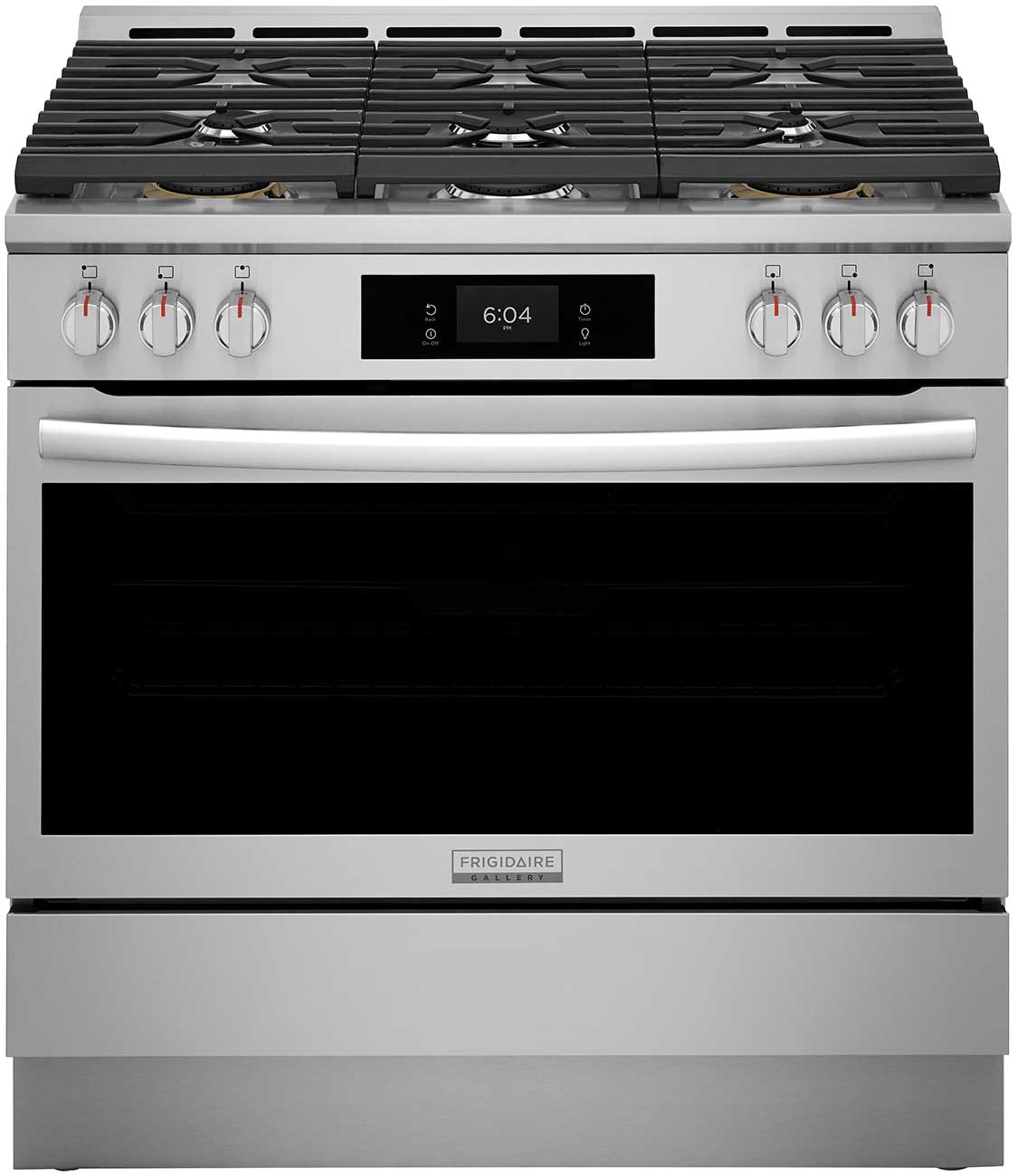 Frigidaire Gallery Dual-Fuel Range with Air Fry 36 Inch in Stainless Steel - GCFD3661AF