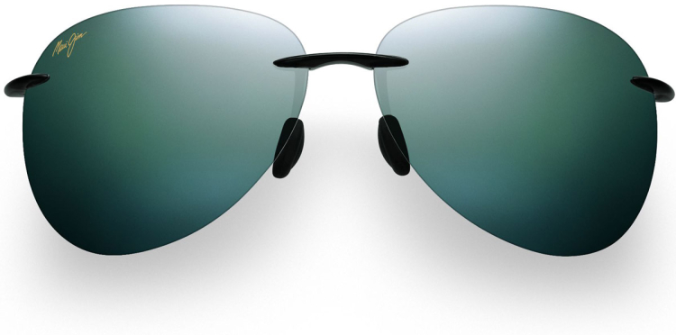 Maui Jim Sugar Beach Black Rimless Unisex Sunglasses | Abt