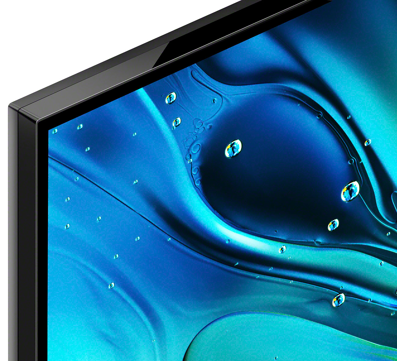 Closeup Corner View of Sony Bravia 3 4K TV