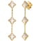 Roberto Coin Venetian Princess Carnival Mother of Pearl Flower Dangle Earrings in 18K Yellow Gold