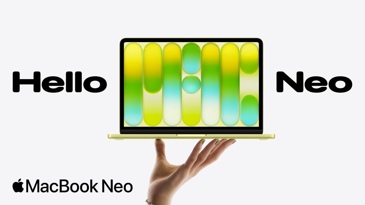 Watch Hello, MacBook Neo
