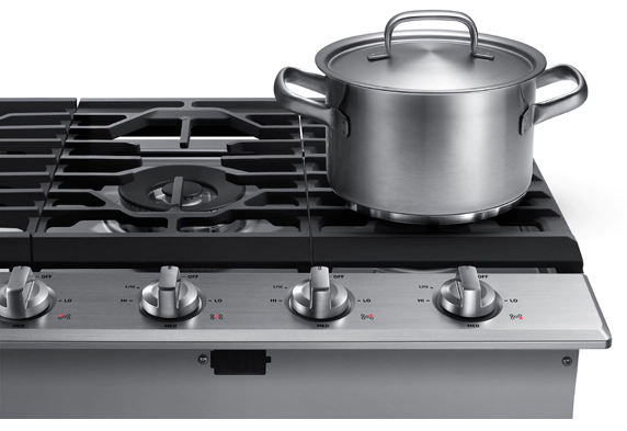 Samsung 36" Stainless Gas Cooktop NA36N6555TS/AA Abt