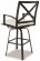 Thumbnail Image: Sunset West La Jolla Swivel Bar Stool in Espresso | Canvas Flex Sunbrella