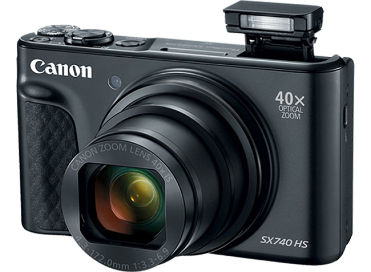 Canon PowerShot SX740 HS Black 20.3 Megapixel Digital Camera - 2955C001