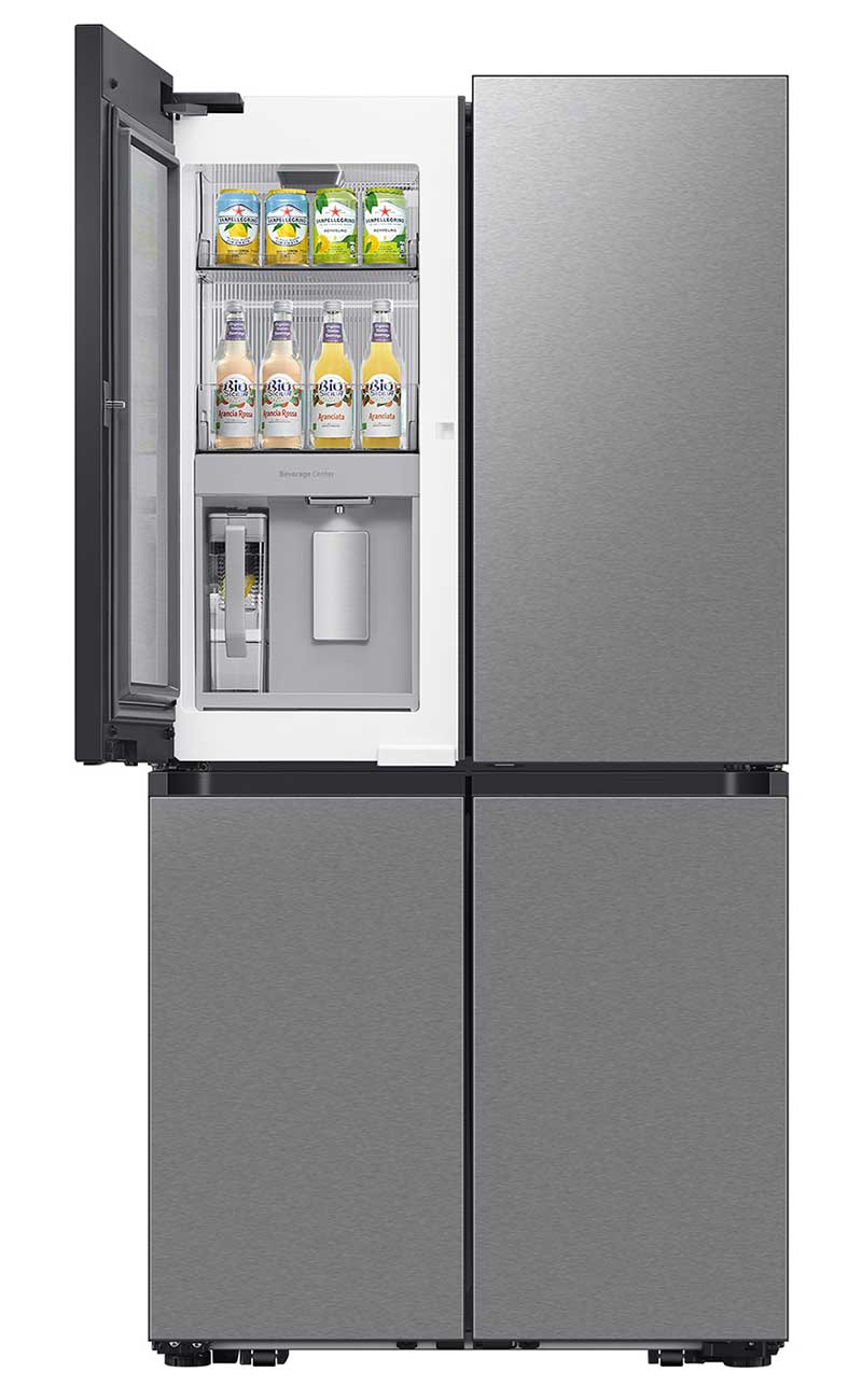 Closeup View of Beverage Door Open